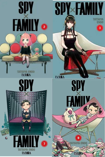 Lote Colección Spy X Family Vol. 2-3-7-8 - Manga - Ivrea
