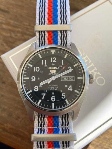 Seiko 5 Sport Militar Snzg11j1 100m
