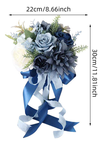 Bridal Bouquet Artificial Rose Flower Decoración Estilo E