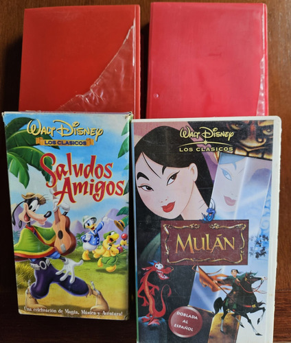 4 Whs Disney- Mulan, Rey Leon, La Bella, Saludos 