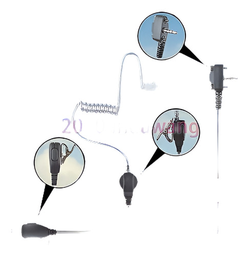 Vigilancia De 1 Cable Auricular Auricular Vx230 Estándar Ver