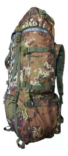 Morral Mochila Camping Camuflado 80 - 90 Litros