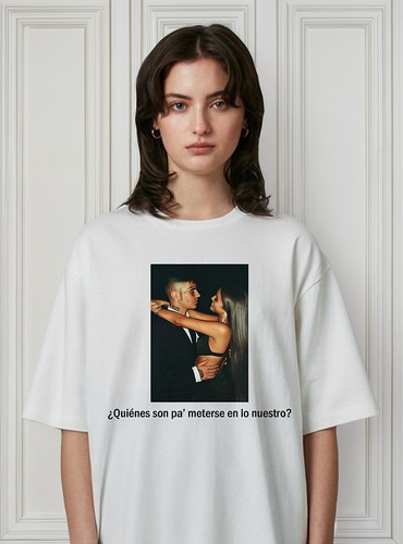 Remera Duki Emilia Mernes Frase No Me Llores Personalizada