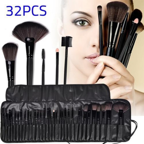 Woman's Professional 32 Pcs Make Up Tools Pincel Maquiagem