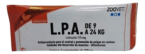 L. P. A. Pulguicida Para Perros De 4 - 9 Kg 