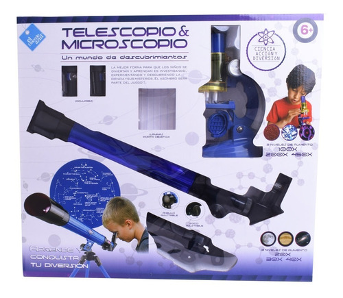 Microscopio Y Telescopio A Luz Solar - El Duende Azul