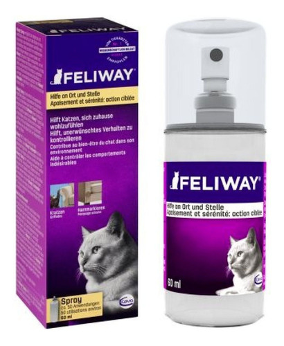 Feliway Spray Classic 60ml Gatos Mas Envio