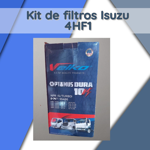 Kit De Filtros Isuzu Npr 4hf1