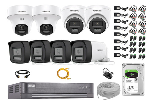 Kit 8 Cámaras Seguridad 2mp 2 Ptz Audio Bidireccional 1tb