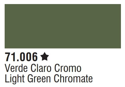 Tinta Light Green Chrm 71006 Model Air Vallejo Modelismo