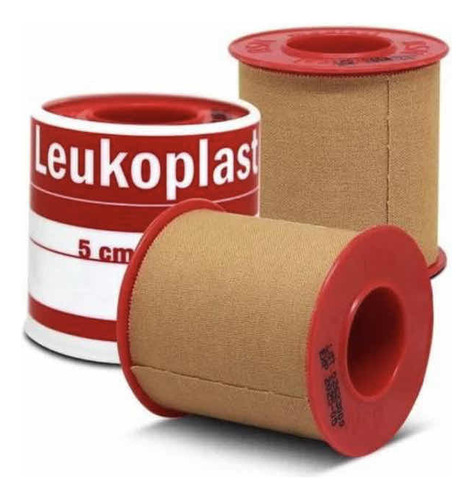 Leukoplast Beige 5cm X 5m Cinta Adhesiva Quirúrgica. Unidad.