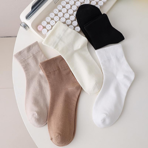 10 Pares Calcetines De Mujer Calcetines De Algodón Tobillo