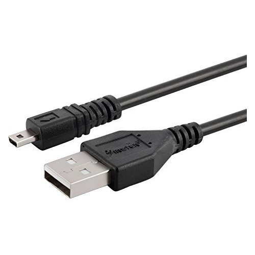 Eeejumpe Black Usb 2.0 A 8-pin Mini B Cable W/ferrite Qfcis