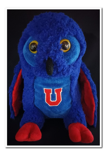 Universidad De Chile, Antiguo Peluche Buho, 25x20 Cms. Aprox