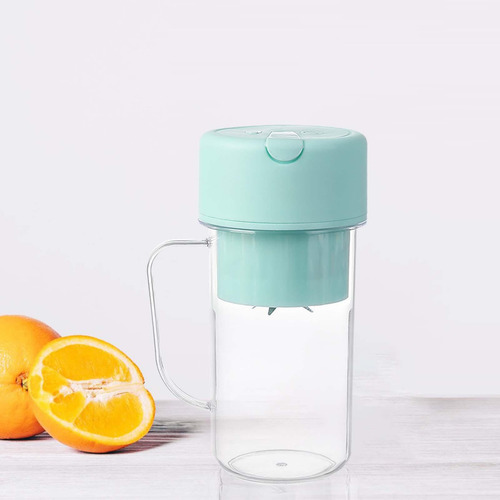 Mini Vaso Exprimidor Eléctrico, Mini Licuadora Azul