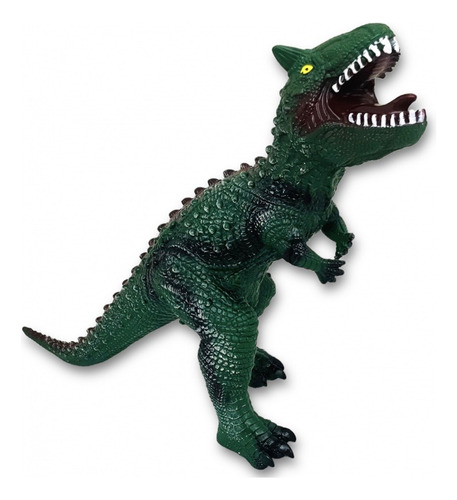 Dinosaurio Tiranosaurio Rex De Goma Con Sonido 65 Cm Largo