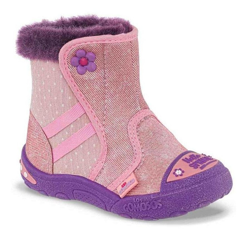 Imagen 1 de 6 de Tenis Sitni Rosa Para Niña Los Gomosos
