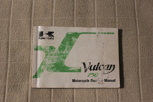Kawasaki Vulcan 750 1994 Manual Del Propietario (Usado)