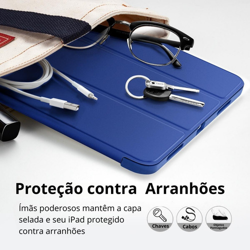 Capa Esr Proteção 360 C/ Porta Apple Pencil P/ iPad Pro 12.9