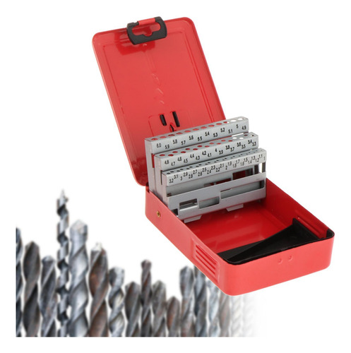 Caja De Almacenamiento Para Brocas Giratorias, 60 Ranuras