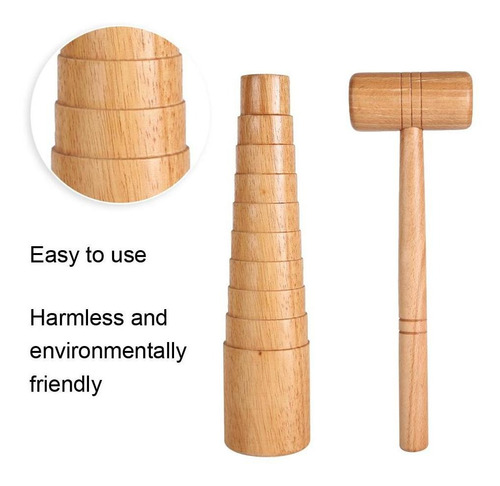 Imagen 8 de 9 de Medidor De Mandril De Madera Para Pulsera De Joyería, Ajust