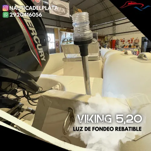 Semirrigido Gomón Viking 5,20 Con Motor Mercury 60 Elpt 4t