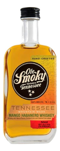 Whiskey Ole Smoky Mango Habanero Miniatura 50ml