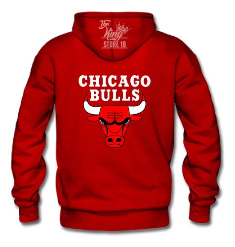 Poleron Con Cierre, Chicago Bulls, Basketball, Nba, Deporte, Fans, Xxxl