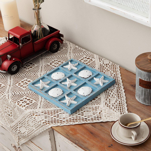 Juego De Mesa De Madera Tic Tac Toe Para Viaje Nikky Home Be
