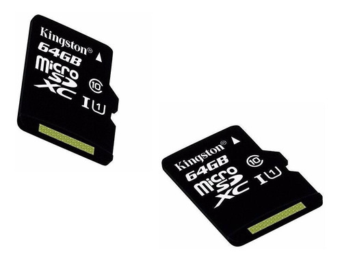 Imagen 3 de 8 de Memoria Micro Sd 64 Gb Kingston Clase 10 80mb/s Celu Tablet