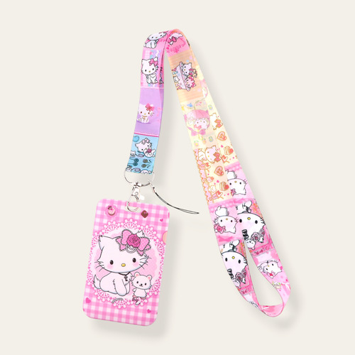 Lanyard + Portacredencial Hello Kitty Variedades 