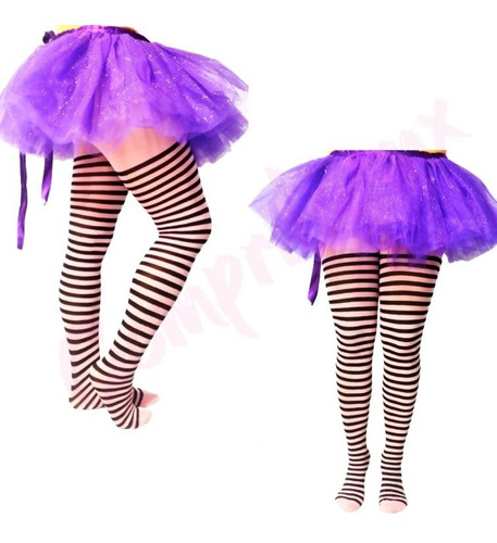 Malla Rayada Hallowen Disfraz Lolita Moda Japonesa + Envio