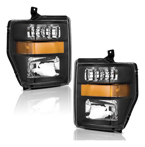 Para 2008-2010 Ford F250 F350 F450 F550 Super Duty Faros De 