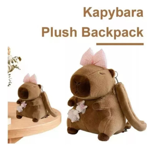 Mochila De Felpa Kawaii Creative Animal Capibara