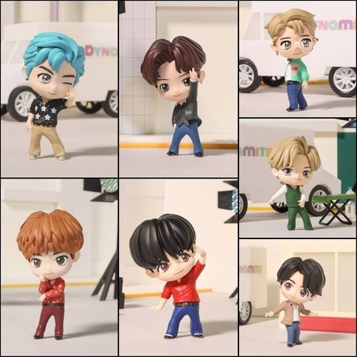 A Kit Bts 7 Figuras Boneca Rm Jin Jimin V Suga Jhope Junkook