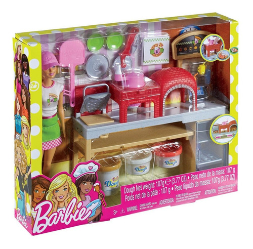 Barbie Chef De Pizzas Mattel (original; Envio Express)