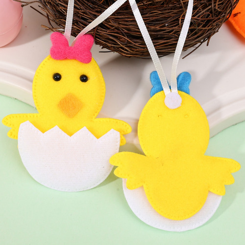 Colgante De Conejo De Pascua Con Forma De Huevo Y Forma De P