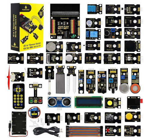 Keyestudio Kit Inicio 45 Sensor Para Bbc Microbit (sin Placa