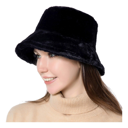 Muryobao Sombrero Invierno Mujer Gorro Lana Piel Sintética