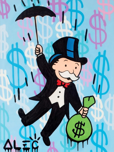 Foto De Parede Hd 50x65cm Arte - Monopoly - $$$