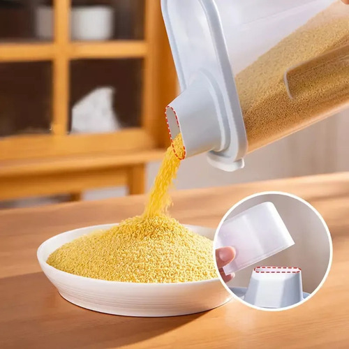 Dispensador Hermético De 4 Potes Save Food Grains 1,9 L A