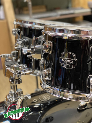 Imagen 7 de 9 de Bateria Mapex Horizon 5 Cuerpos 22-10-12-16-14x5.5 Negra