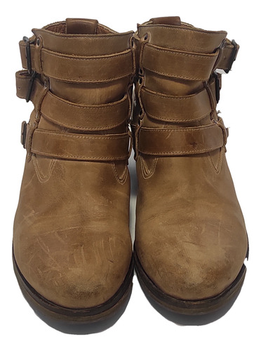 Botas Kosiuko Cuero Mujer Talle 38 Caña Baja Oferta