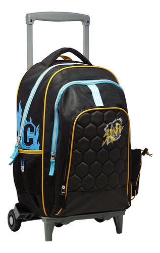 Mochila Carro Rueditas Lsyd Futbol Escolar Colegio Grande