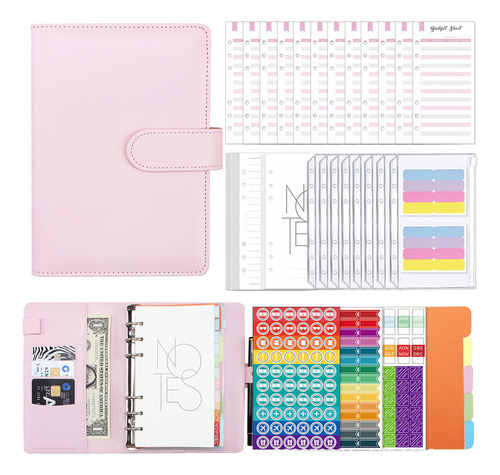 T F Juego De Agenda Con Bolsillos Para Encuadernar, Hojas