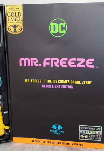 Figure Set Mr Freeze Mcfarlane Limited Edition