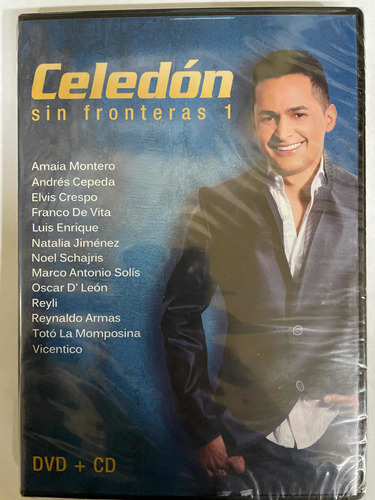 Dvd Cd Jorge Celedón Sin Fronteras. Nuevo, Sellado