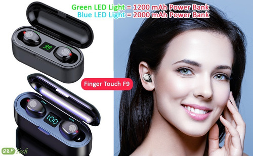 Imagen 4 de 5 de Audífonos Inalámbricos Táctil Bluetooth 120 Horas Powerbank