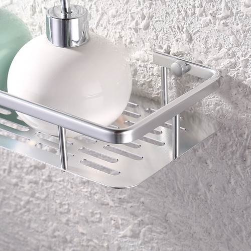 Estante Rectangular Ducha Baño Acero Inoxidable Con Baranda