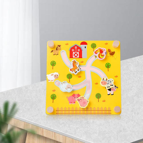 Quebra-cabeça Infantil Jogo De Tabuleiro Fazenda Florestal